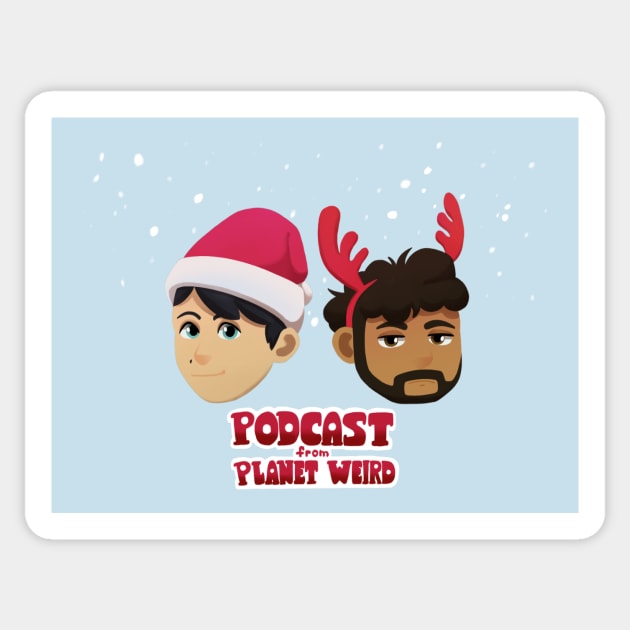 Happy Holidays Sticker by PlanetWeirdPod